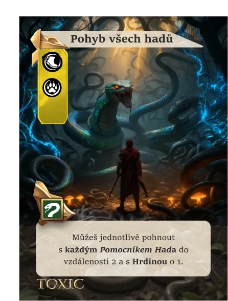 Pohyb všech hadů
